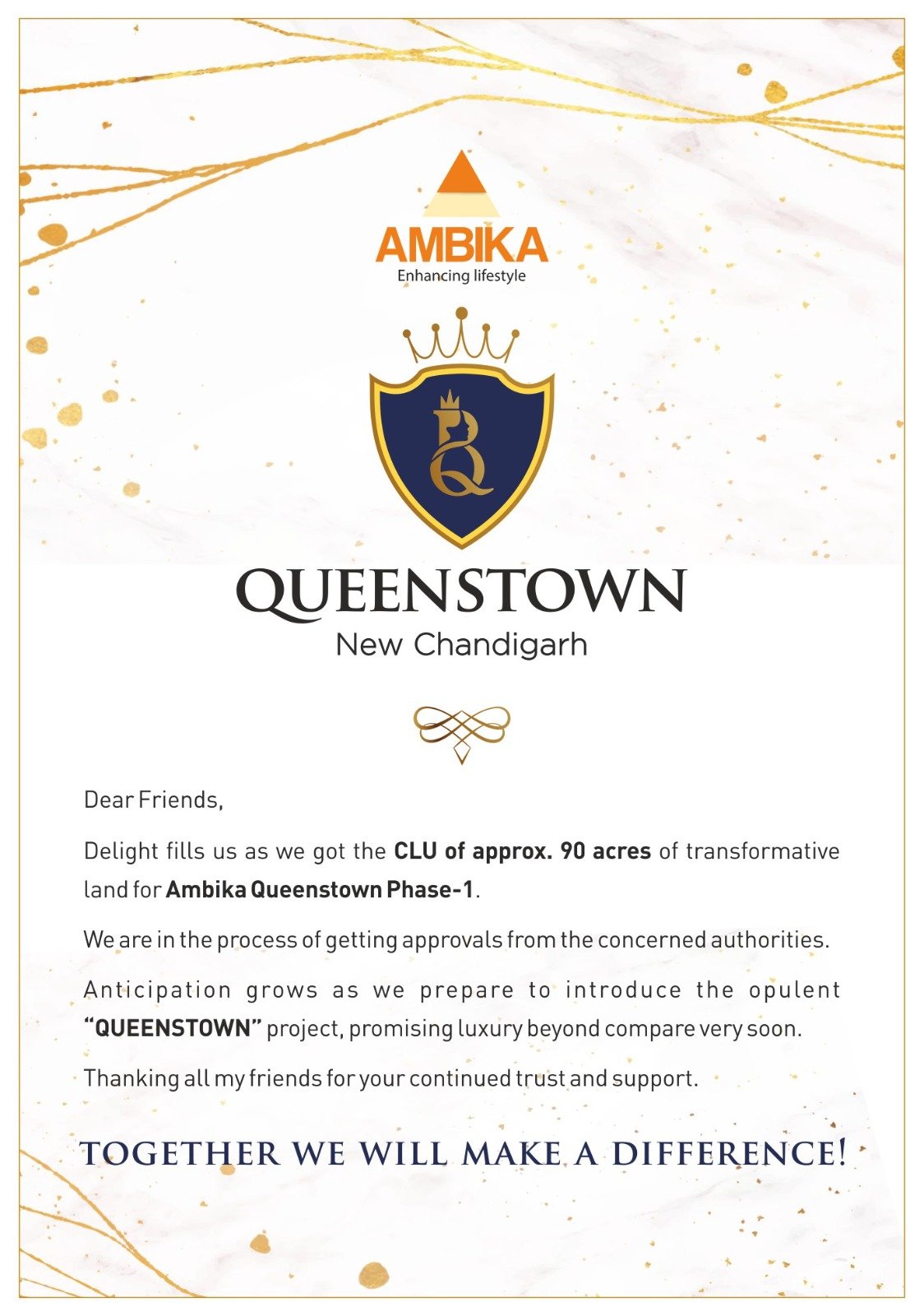 Ambika Queenstown Approx 90Acres CLU Approved